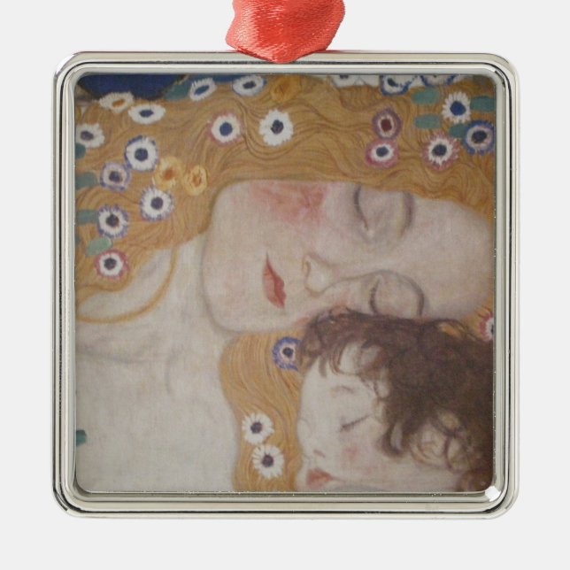 Ornement Carré Argenté Mère (Devant)