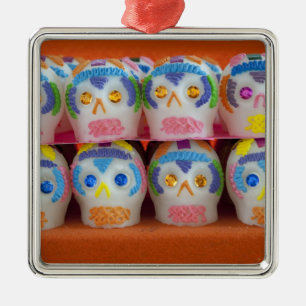 Ornement Carré Argenté Mexique, province d'Oaxaca, Oaxaca, marché d'Abas