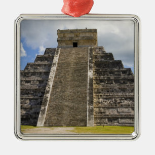Ornement Carré Argenté Mexique, Quintana Roo, près de Cancun, Chichen 2
