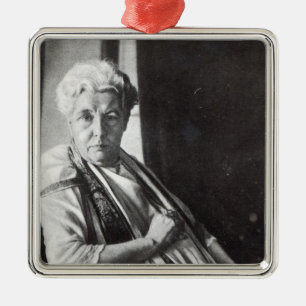 Ornement Carré Argenté Mme Annie Besant