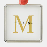 Monogram Gold Couleur Votre Nom Cadeau spécial Bie
