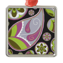 Motif pourpre de Paisley
