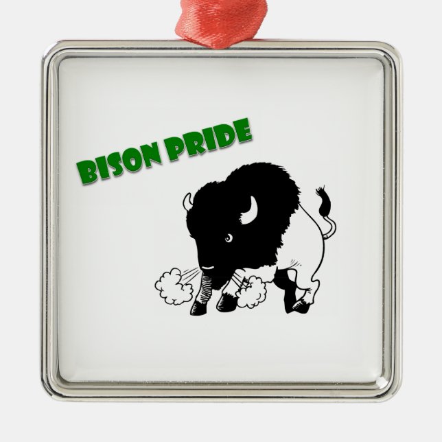 Ornement Carré Argenté Nichols (Devant)