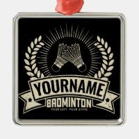 Nom du joueur de badminton personnalisé Racquet Sp