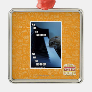 Ornement Carré Argenté Nooom de Na de Na de Na