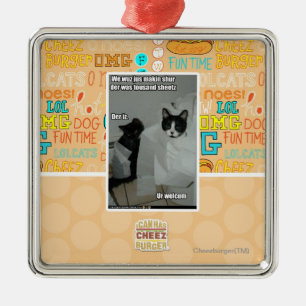 Ornement Carré Argenté Nous sur de makin de jus de wuz