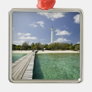 Ornement Carré Argenté Nouvelle-Calédonie, île d'Amedee. Jetée de l'Ilet 