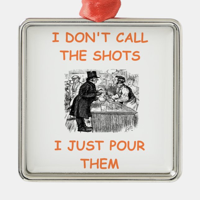 Ornement Carré Argenté offre de barre (Devant)