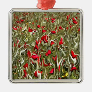 Ornement Carré Argenté Opium Des Masses L'Art Surréaliste