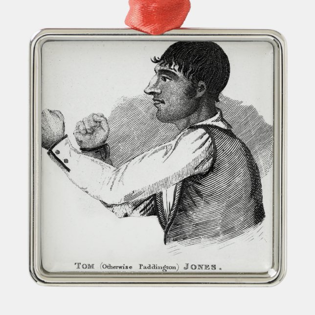 Ornement Carré Argenté Paddington Tom Jones (Devant)