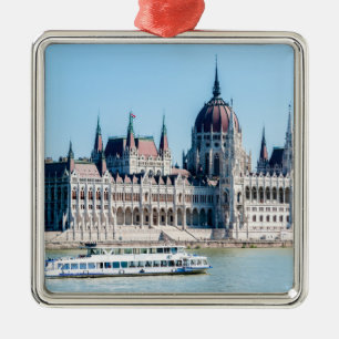 Ornement Carré Argenté Palais du Parlement hongrois à Budapest