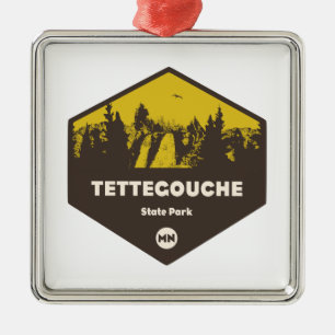 Ornement Carré Argenté Parc d'État de Tettegouche, Minnesota