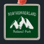 Ornement Carré Argenté Parc national de Northumberland<br><div class="desc">Le parc national Northumberland est le parc national le plus septentrional d'Angleterre. Il couvre une superficie de plus de 1050 kilomètres carrés entre la frontière écossaise dans le nord,  juste au sud du mur d'Hadrien.</div>