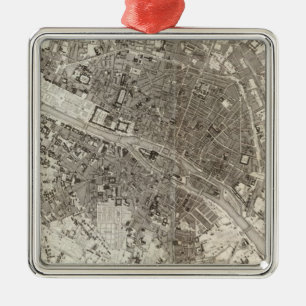 Ornement Carré Argenté Paris