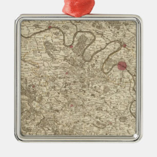 Ornement Carré Argenté Paris France