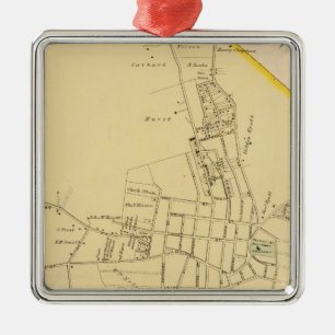 Ornement Carré Argenté Peekskill, NY