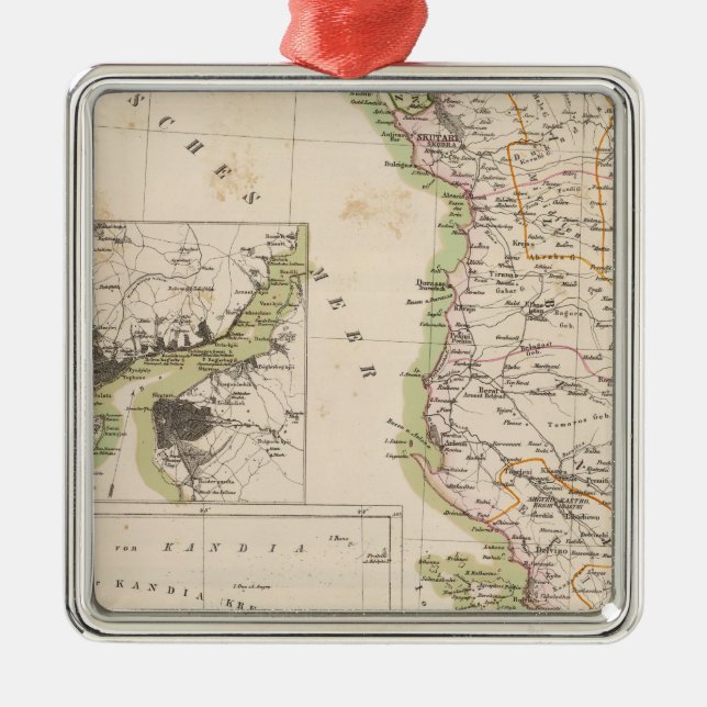 Ornement Carré Argenté Péninsule balkanique, Turquie, Albanie (Devant)