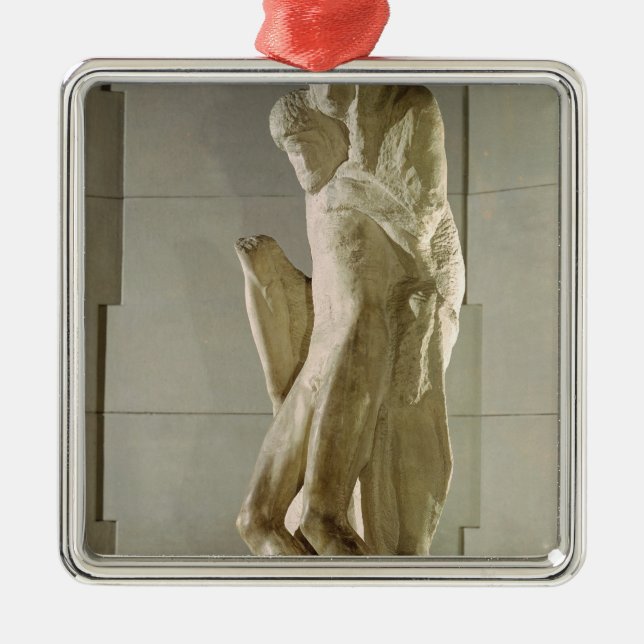 Ornement Carré Argenté Pieta de Rondanini, 1564 (Devant)