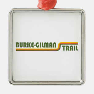 Ornement Carré Argenté Piste Burke-Gilman