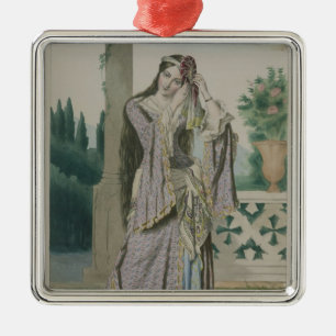 Ornement Carré Argenté Princesse Hélène, gravée par les frères de