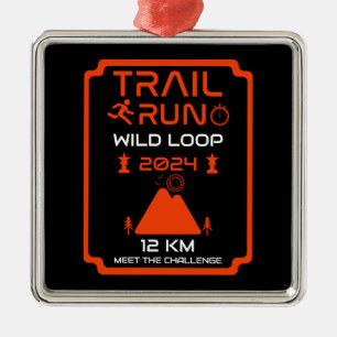 Ornement Carré Argenté Prix de la course de piste