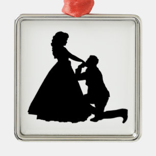 ORNEMENT CARRÉ ARGENTÉ PROPOSITION