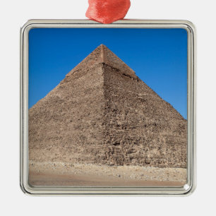 Ornement Carré Argenté Pyramide des Cheops - Le Caire, Egypte