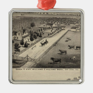 Ornement Carré Argenté Ranch Williams, carrière de Goodrich