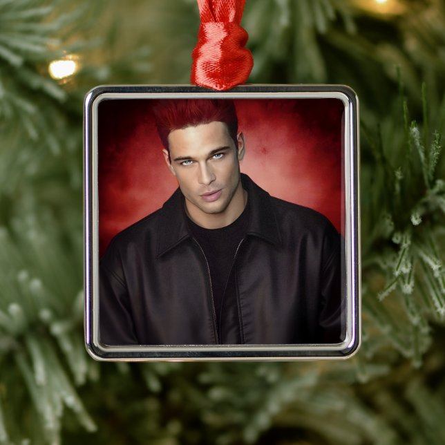 Ornement Carré Argenté Red Gravity ornament (Arbre)