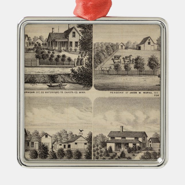 Ornement Carré Argenté Résidences, Minnesota 2 (Devant)