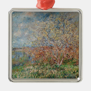 Ornement Carré Argenté Ressort de Claude Monet  , 1880-82