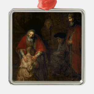 Ornement Carré Argenté Retour du fils prodigue, c.1668-69
