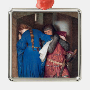 Ornement Carré Argenté Réunion sur les escaliers à tourelle (par F.W. Bur