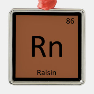 Ornement Carré Argenté Rn - Chimie des fruits de raisin Symbole du tablea