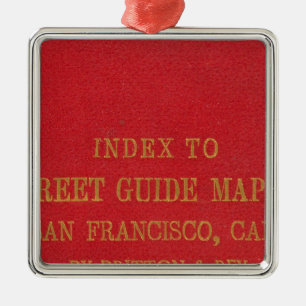 Ornement Carré Argenté San Francisco 2