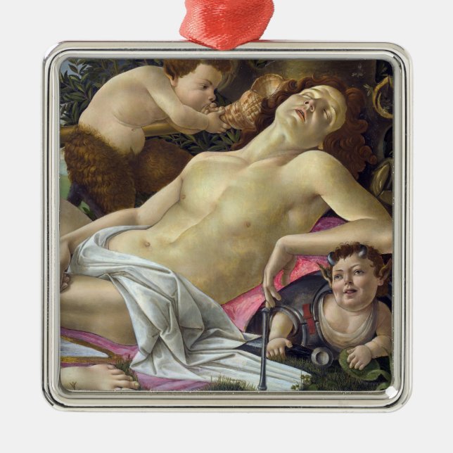 Ornement Carré Argenté Sandro Botticelli (Devant)