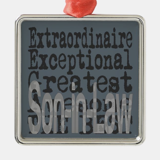 Ornement Carré Argenté Son En Droit Extraordinaire (Devant)