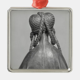 Ornement Carré Argenté St Mary Magdalene, vue par derrière, c.1500