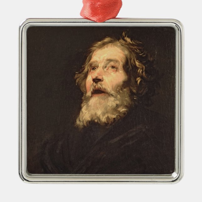 Ornement Carré Argenté St Peter (Devant)