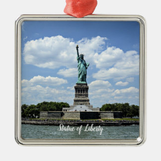 Ornement Carré Argenté Statue of Liberty, Liberty Island,