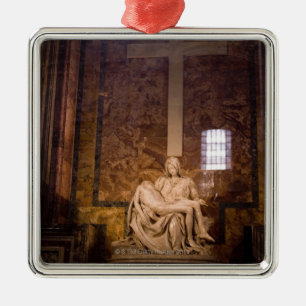 Ornement Carré Argenté Statues, Vatican, Rome, Italie