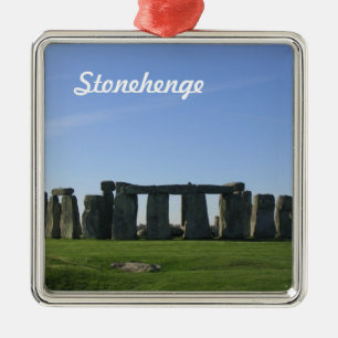 Ornement Carré Argenté Stonehenge