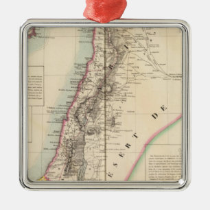 Ornement Carré Argenté Syriea et la Palestine Asie 63