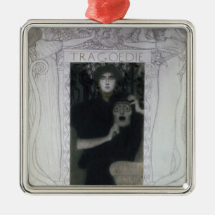 Ornement Carré Argenté Tragédie, 1897