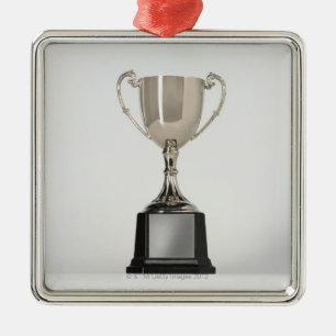 Ornement Carré Argenté Trophys argenté