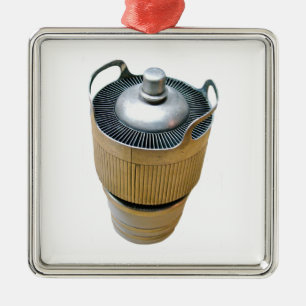 Ornement Carré Argenté Tube vide à transmission haute puissance