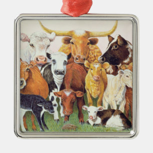 Ornement Carré Argenté Un étranger étonnant