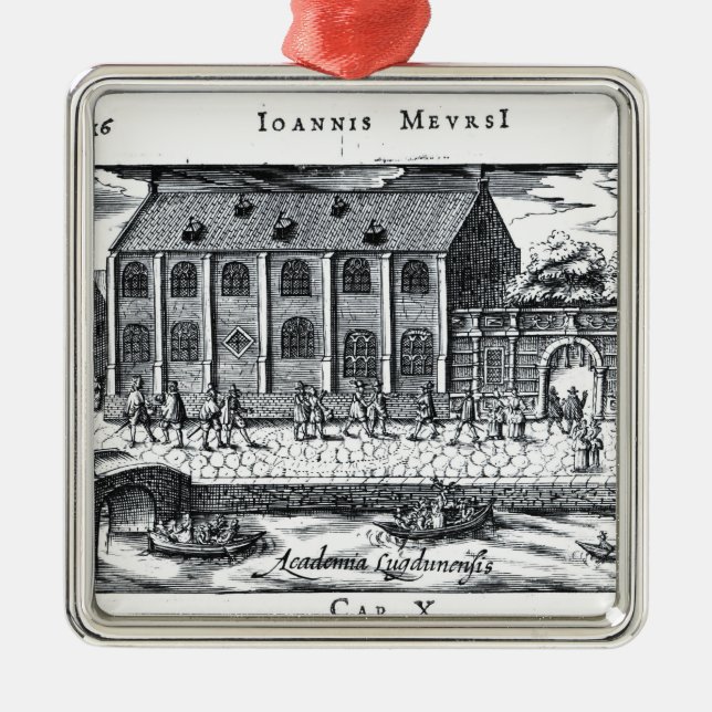 Ornement Carré Argenté Université de Leyde, 'Athènes néerlandais (Devant)