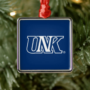 Ornement Carré Argenté UNK Université du Nebraska à Kearney