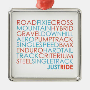 Ornement Carré Argenté Vélos Vélos Vélos Vélo VTT À Ride